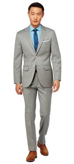 Men's Custom Suits - Sage Green Wool Suit | INDOCHINO